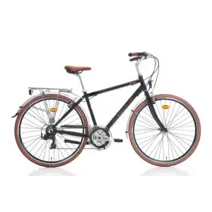 BIANCHI RUBINO ERKEK ŞEHİR BİSİKLETİ 470H V 28 JANT 21 VİTES BLACK GLOSSY