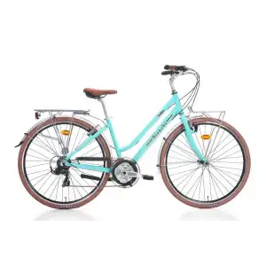 BIANCHI RUBINO KADIN ŞEHİR BİSİKLETİ 430H V 28 JANT 21 VİTES CELESTE GLOSSY