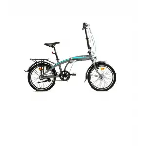 BİSAN FX 3500-NX3 KATLANIR BİSİKLET 32CM V 20 JANT NEX.3 VİTES METALİK GRİ MAVİ