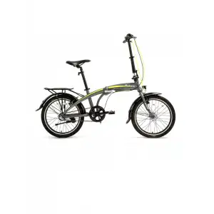 BİSAN FX 3500-NX3 KATLANIR BİSİKLET 32CM V 20 JANT NEX.3 VİTES METALİK GRİ SARI