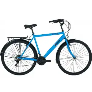 BİSAN HARDY ERKEK ŞEHİR BİSİKLETİ 55CM V 28 JANT 21 VİTES AÇIK MAVİ SİYAH BEYAZ