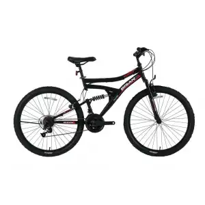 BİSAN MTS 4300 AMS.ERKEK DAĞ BİSİKLETİ 40CM V 24 JANT 21 VİTES MAT SİYAH KIRMIZI