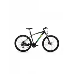 BİSAN MTX 7200 ERKEK DAĞ BİSİKLETİ 43CM MD 26 JANT 24 VİTES MAT SİYAH YEŞİL