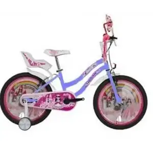 BİSAN QUEEN KIZ ÇOCUK BİSİKLETİ 30CM V 20 JANT METALİK LİLA PEMBE