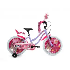 BİSAN QUEEN KIZ ÇOCUK BİSİKLETİ 30CM V 20 JANT METALİK LİLA PEMBE