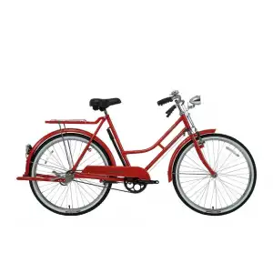 BİSAN ROADSTAR CLASSIC KADIN HİZMET BİSİKLETİ 57CM V 26 JANT 1 VİTES KIRMIZI SİYAH GOLD