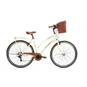 BİSAN SERENITY S KADIN ŞEHİR BİSİKLETİ 48CM V 28 JANT 7 VİTES KREM SİYAH