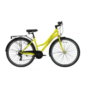 BİSAN SMILE BAYAN ŞEHİR BİSİKLETİ 44CM V 26 JANT 7 VİTES SARI SİYAH