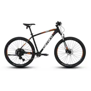 CARRARO DAYTONA 709 ERKEK DAĞ BİSİKLETİ 440H HD 27.5 JANT 9 VİTES MAT SİYAH BEYAZ TURUNCU