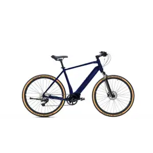 CARRARO e-SPORTIVE X ERKEK ŞEHİR BİSİKLETİ 520H HD 28 JANT 10 VİTES LACİVERT AÇIK TURUNCU GÜMÜŞ