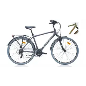 CARRARO ELITE 704 ERKEK ŞEHİR BİSİKLETİ 480H V 28 JANT 21 VİTES MAT METALİK-AÇIK YEŞİL-KAHVE-BAKIR