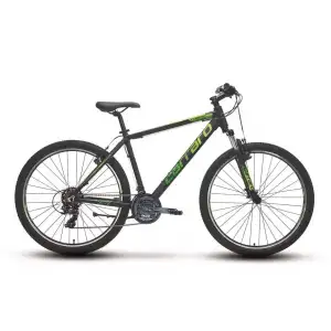 CARRARO FORCE 700 ERKEK DAĞ BİSİKLETİ 482H V 27.5 JANT 21 VİTES MAT SİYAH YEŞİL GÜMÜŞ