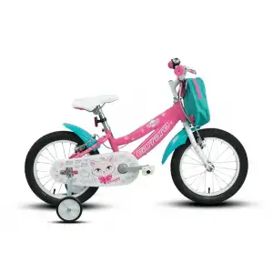 CARRARO MOGGY KIZ ÇOCUK BİSİKLETİ 210H V 12 JANT PEMBE BEYAZ TURKUAZ