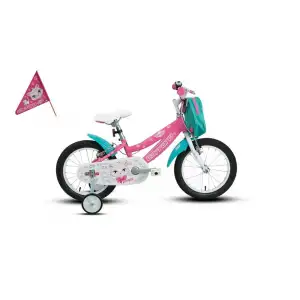 CARRARO MOGGY KIZ ÇOCUK BİSİKLETİ 220H V 16 JANT PEMBE BEYAZ TURKUAZ