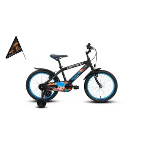 CARRARO MONSTER ERKEK ÇOCUK BİSİKLETİ 210H V 12 JANT MAT SİYAH GRİ MAVİ