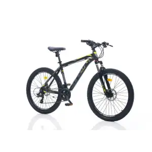 CORELLİ FELİX 1.2 ERKEK DAĞ BİSİKLETİ 330H HD 24 JANT 21 VİTES SİYAH SARI GRİ