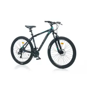 CORELLİ FELİX 2.2 ERKEK DAĞ BİSİKLETİ 355H MD 24 JANT 24 VİTES SİYAH MAVİ TURKUAZ