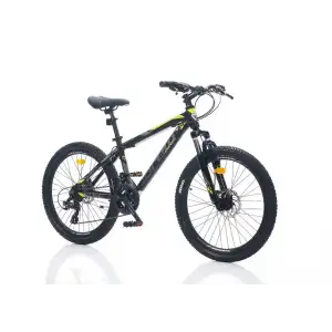CORELLİ FELİX 2.2 ERKEK DAĞ BİSİKLETİ 355H MD 24 JANT 24 VİTES SİYAH SARI GRİ