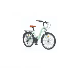 CORELLİ GLOWIE KADIN ŞEHİR BİSİKLETİ 510H V 28 JANT 21 VİTES MİNT YEŞİL KAHVE
