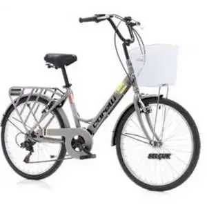 CORELLİ SQUAB KADIN ŞEHİR BİSİKLETİ 408H V 24 JANT 6 VİTES ANTRASİT GRİ