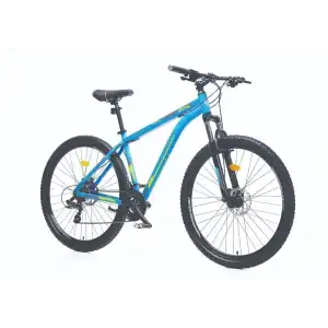 CORELLİ VIA 2.1 ERKEK DAĞ BİSİKLETİ 460H MD 27.5 JANT 21 VİTES MAVİ YEŞİL GRİ