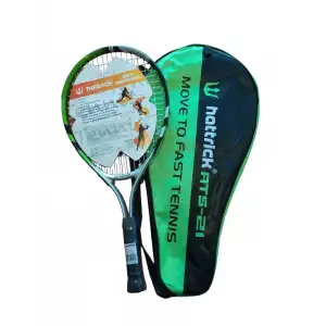 HATTRICK ATS21 JUNIOR TENİS RAKETİ 21 INCH 205GR YEŞİL SİYAH