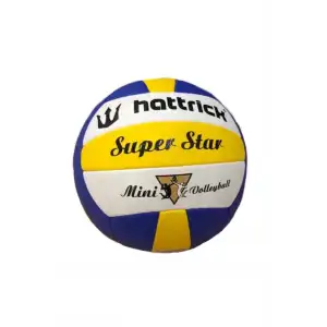 HATTRICK SUPERSTAR MINI VOLEYBOL TOPU SARI LACİVERT BEYAZ