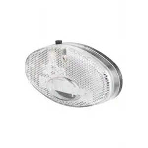 JINGYI BİSİKLET ÖN SEPET IŞIK 2 MOD PİLLİ BEYAZ