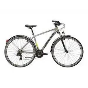 LAPIERRE TREKKING 1.0 ERKEK ŞEHİR BİSİKLETİ  600H V 28 JANT 21 VİTES GRİ LİME YEŞİL SİYAH