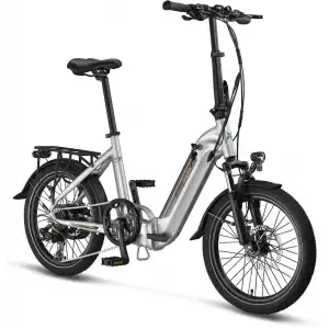 MOSSO KRONOS ELEKTRİKLİ KATLANIR BİSİKLET 390H HYD 20 JANT 7 VİTES SİLVER