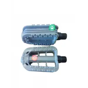 PEDAL ÇOCUK BİSİKLETİ 12-14 JANT İÇİN PLASTİK BİLYASIZ  ÇİFT GRİ