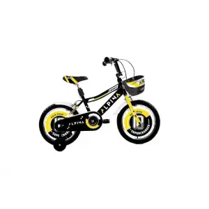ÜMİT 1647 ALPINA-M-BMX-V ERKEK ÇOCUK BİSİKLETİ 16 JANT SİYAH SARI