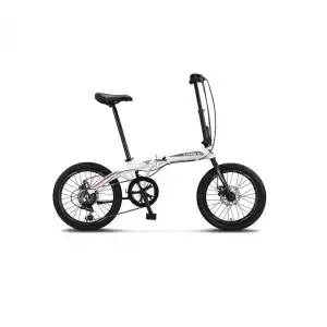 ÜMİT 2037 FOLDING-2D KATLANIR BİSİKLET 20 JANT 6 VİTES WHİTE SİLVER RED