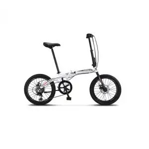 ÜMİT 2037 FOLDING-2D KATLANIR BİSİKLET 20 JANT 6 VİTES WHİTE SİLVER RED