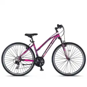ÜMİT 2864 MAGNETIC L KADIN ŞEHİR BİSİKLETİ 430H V 28 JANT 21 VİTES MÜRDÜM PEMBE