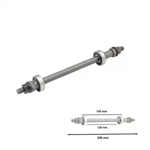 UMT ARKA MİL FAT BIKE RULMANLI 240 MM MIL-901