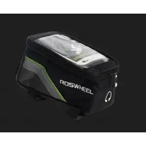 XBYC 896 BİSİKLET KADRO ÜSTÜ ÇANTA SİYAH YEŞİL