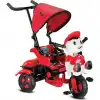 BABYHOPE 125 YUPİ TRIYCLE İTMELİ EBEVEYN KONTROLLÜ BEBEK BİSİKLETİ KIRMIZI SİYAH