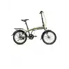 BİSAN FX 3500-NX3 KATLANIR BİSİKLET 32CM V 20 JANT NEX.3 VİTES METALİK GRİ SARI