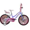 BİSAN QUEEN KIZ ÇOCUK BİSİKLETİ 30CM V 20 JANT METALİK LİLA PEMBE