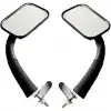BİSİKLET MOTOSİKLET AYNASI UNIVERSAL KÖRÜKLÜ ÇİFT SİYAH AYN-110