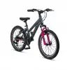 MOSSO WILDFIRE L-20-V KIZ ÇOCUK BİSİKLETİ 280H 20 JANT 18 VİTES ANTRASİT PEMBE