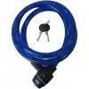 ZOLİ BİSİKLET KİLİT HALAT 15X1000 84118 ANAHTARLI MAVİ KLT-105-1