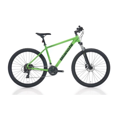 BIANCHI MAGMA 27.3 ERKEK DAĞ BİSİKLETİ 430H HD 27.5 JANT 21 VİTES TOURNEY GREEN BLACK GLOSS