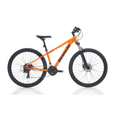 BIANCHI MAGMA 27.3 ERKEK DAĞ BİSİKLETİ 430H HD 27.5 JANT 21 VİTES TOURNEY ORANGE BLACK GLOSS