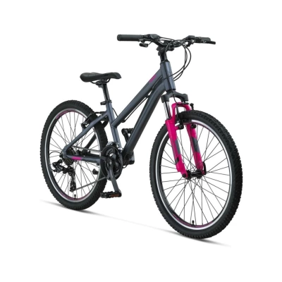 MOSSO WILDFIRE L-24-V KADIN DAĞ BİSİKLETİ 330H 24 JANT 21 VİTES ANTRASİT PEMBE