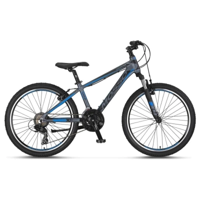 MOSSO WILDFIRE M-24-V ERKEK DAĞ BİSİKLETİ 330H V 24 JANT 21 VİTES ANTRASİT MAVİ