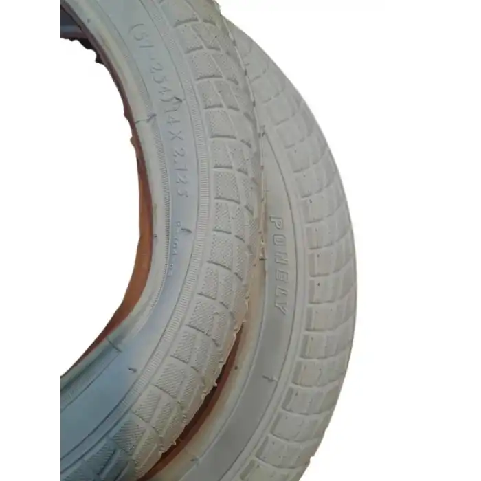 PONELY 14X2.125 57-254 DIŞ LASTİK İKİ ADET BEYAZ