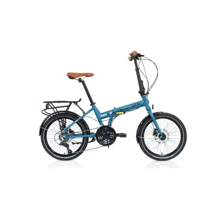 CARRARO FLEXI 121 HD KATLANIR BİSİKLET 350H 20 JANT 21 VİTES MAT PETROL YEŞİL SİYAH KROM KAHVE