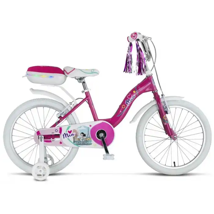 ÜMİT 2020 MIA-CANTA-V KIZ ÇOCUK BİSİKLETİ 20 JANT PEMBE